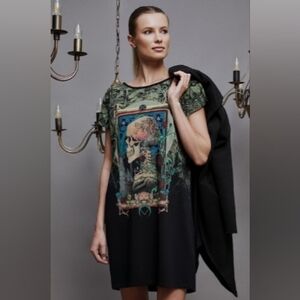 Medicine Castle Legends Skull T Dress, VGUC, Size S